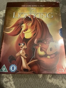 The Lion King Trilogy (Blu-ray, 2014) New Sealed Disney Animated Flicks Simba - Foto 1 di 6