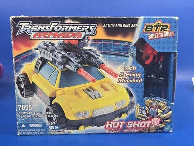 Transformers BTR Armada Hot Shot Hasbro 2003 Jolt Mini-Con Action Build Set 7055 - Image 1 of 4