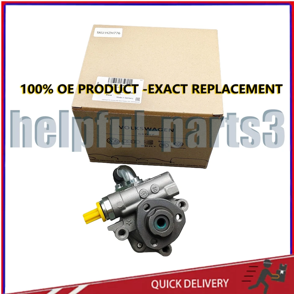 Power Steering Pump for Volkswagen Beetle 1998-05 Jetta Golf Derby Seat Cordoba Foto 1 de 4