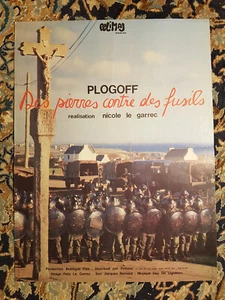 Affiche 1980 PLOGOFF, DES PIERRES CONTRE DES FUSILS 40x60 Documentaire BRETAGNE - Afbeelding 1 van 1