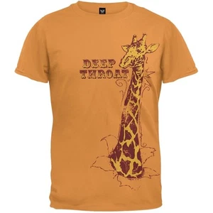 Deep Throat Adult Mens T-Shirt - Picture 1 of 1