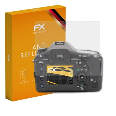 atFoliX 3x Screen Protection Film for Pentax K10D GP matt&shockproof - Image 1 of 4