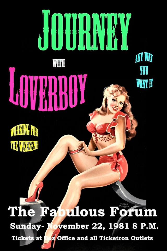 Journey  Concert Poster 12 X 18 Free Shipping - Image 1 of 1