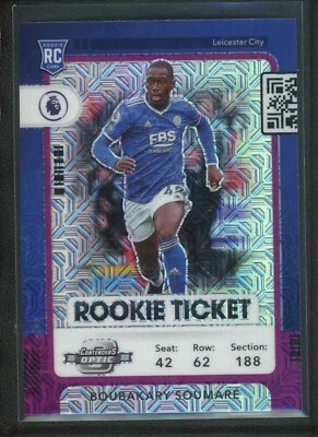 2021-22 BOUBAKARY SOUMARE PANINI CHRONICLES CONTENDERS OPTIC MOJO SILVER ROOKIE - Image 1 of 2