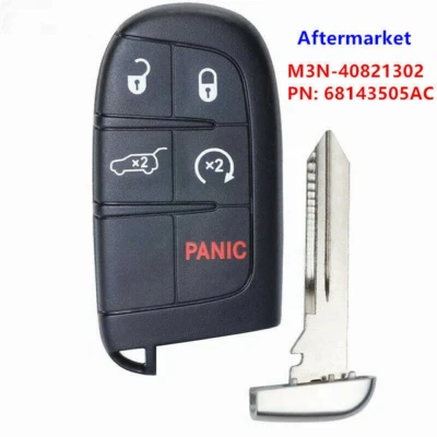Replacement Smart Key Keyless Remote fob 5Btn for JEEP GRAND CHEROKEE 2013-2021 Foto 1 de 4