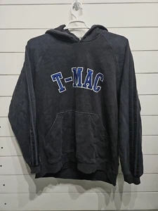 Vtg Adidas T-Mac Tracy McGrady 1 Orlando Magic NBA Hooded Sweatshirt Mens Medium - Picture 1 of 5