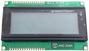 20x4 Dot Matrix Backlit LCD Module w/ Driver+Controller 98x60x9.5mm JHD629-204A - Picture 1 of 2