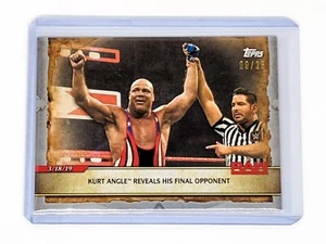 2020 Topps WWE Road to WrestleMania Silver #49 Kurt Angle Final Opponent /25 HOF - Picture 1 of 2