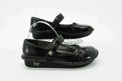Alegria Women Shoe Belle Size 7M EUR 37 Black Mary Jane Leather Pre Owned qp - Image 1 of 4