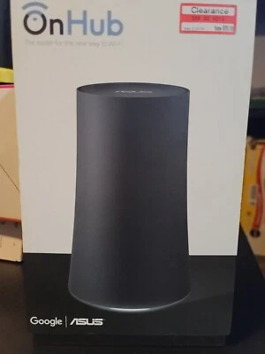 Asus SRT-AC1900 Black Onhub 2 Ports Wireless Smart Router With Power Cable - Image 1 of 3