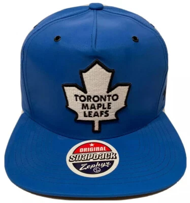 Zephyr NHL Toronto Maple Leafs "Ozone" 3M Reflective Flat bill SnapBack Hat NWT - Image 1 of 4