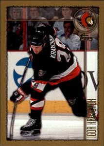 1998-99 Topps Senators Hockey Card #36 Igor Kravchuk