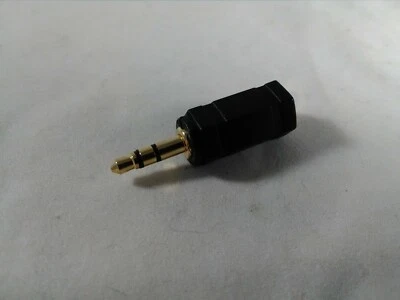 Adaptador enchufe estéreo de 3,5 mm a conector mono de 3,5 mm, adaptador estéreo a mono Foto 1 de 3