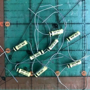 Condensador de película axial dubilier Cornell .0022uF 100 V WMF1D22 2200pF audio 10 piezas - Imagen 1 de 3