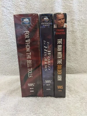 Classic VHS MOVIE NIGHT Lot Of 3, NEW SEALED 70'S 90'S ROMANCE Foto 1 de 2