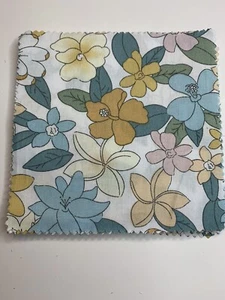 20 - 5” X 5” Moda Fabric Squares ( Multi Color Floral) - Picture 1 of 3