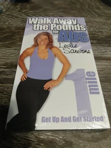New!!!  Sealed!!   WALK AWAY THE POUNDS FOR ABS - 1 MILE VHS LESLIE SANSONE  - Picture 1 of 2