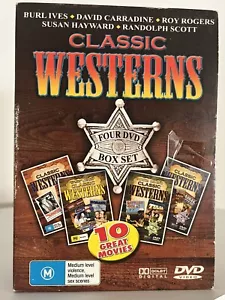 Classic Westerns DVD Box Set 10 Great Movies Region Free - Picture 1 of 4