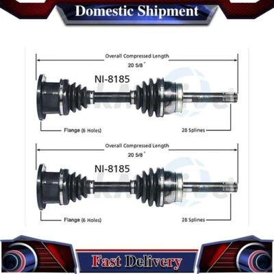 Junta de eixo de transmissão TrakMotive dianteiro CV para INFINITI QX4 2000 2001 2002 - Imagem 1 de 2