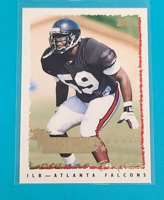 1995 Topps RC #433 Lorenzo Styles Atlanta Falcons FOOTBALL Card 6A - Image 1 of 2