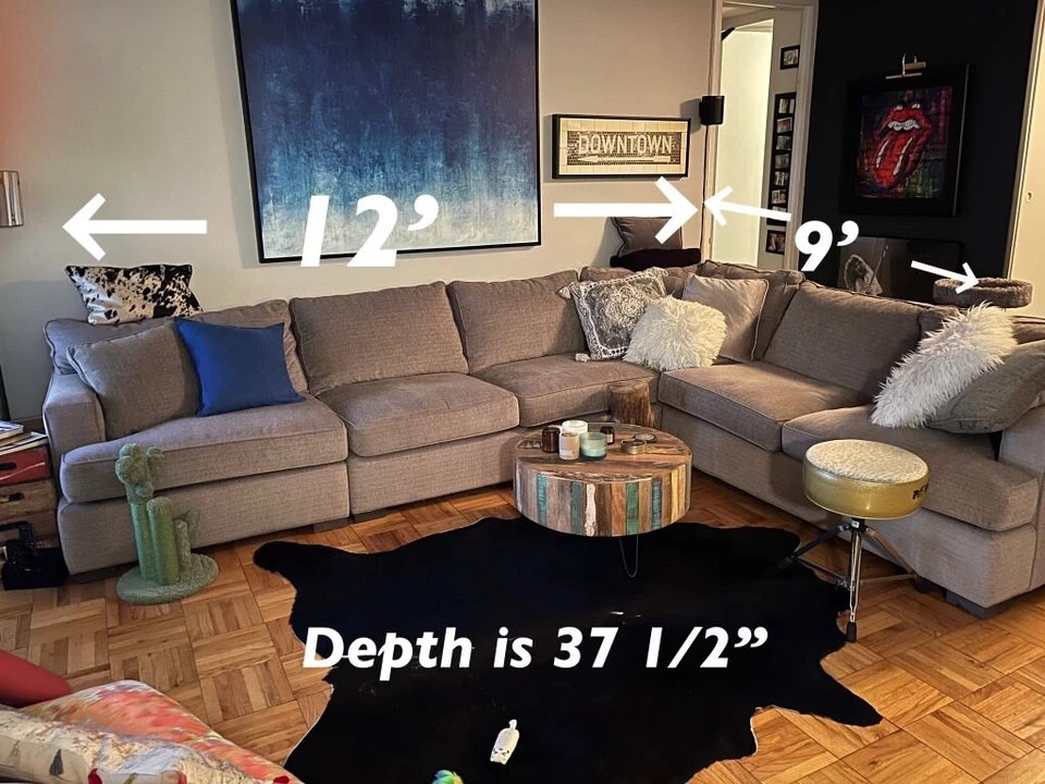 Stunning Arhaus Couch Barely sat on! - Image 1 of 1