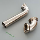 Stainless Steel MVR 38mm Wastegate 90 Deg Elbow Inlet+Outlet Dump Tube pipe