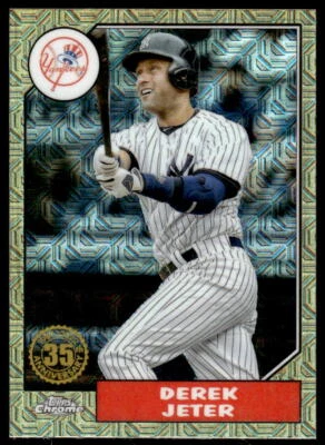 2022 Topps Update #T87C-75 Derek Jeter BASEBALL New York Yankees - Image 1 of 2