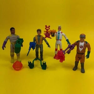 Vintage The Real Ghostbusters Fright Features x 4 Set 100% Action Figure 1980s - Picture 1 of 9