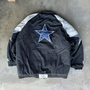 Vintage Starter NFL Pro Line Dallas Cowboys XL Authentic 90s NFL Football Puffer - Picture 1 of 11