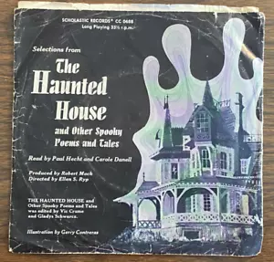 THE HAUNTED HOUSE & OTHER SPOOKY TALES Scholastic Records 1970 w/original sleeve - Picture 1 of 4