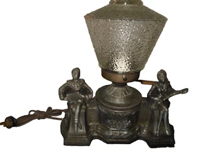 Table lamp troubadour, carnival, circus & music theme with globe   (724-10) - Picture 1 of 12