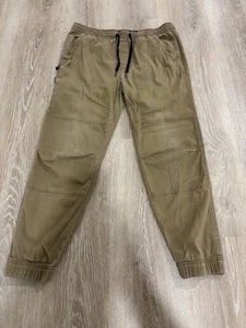 Pantalones de chándal Pügg para hombre marrón mezcla de algodón talla L cintura y puños elásticos - Imagen 1 de 9