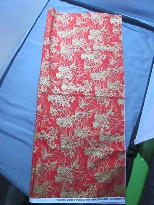 Blank Quilting Cotton Quilt fabric - Oriental Floral print - 1/2 yard - Image 1 of 3