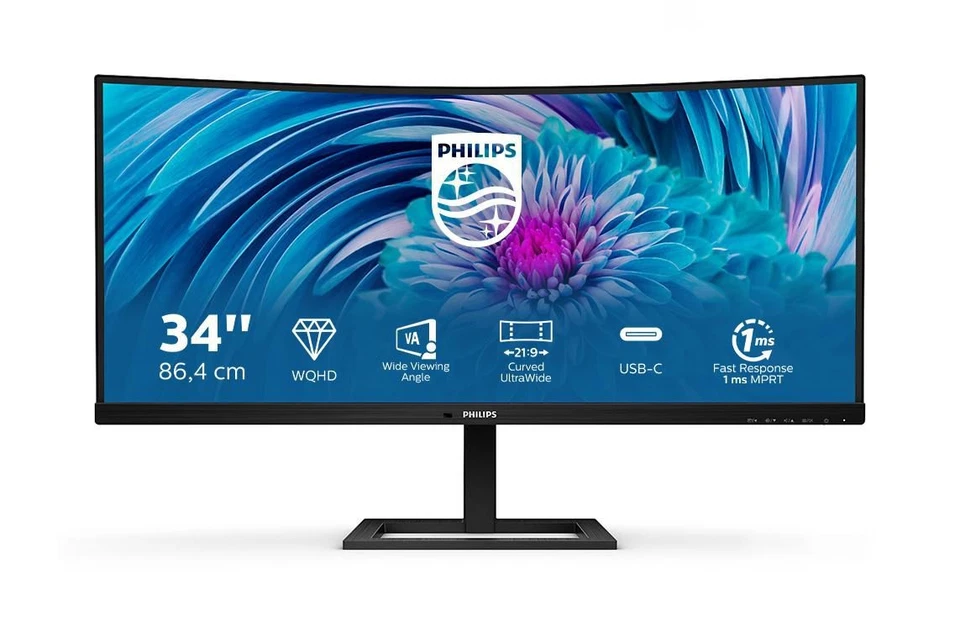 Philips W125997877 99112742 34 3440x1440 VA Curved  H/A 100 MM, ULTRAWIDE, U ~E~ - Bild 1 von 1