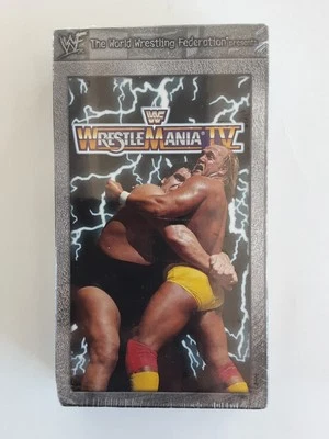 WWF - WrestleMania IV 4 (VHS, 1999) Hulk Hogan Andre The Giant - Image 1 of 4
