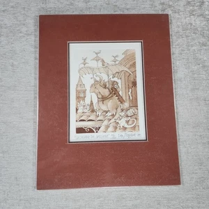 The Real Musgrave Etching  Launching The Gargoyle 38/150 Signed 1988 - Picture 1 of 4