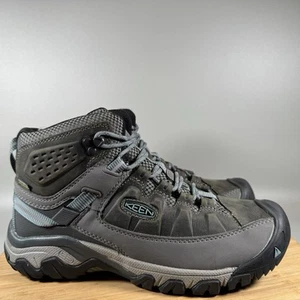 Keen Targhee Iii Mid Impermeable Senderismo Mujer 9.5 Gris Botas Informales Nuevas - Imagen 1 de 7