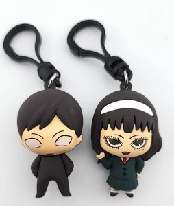 Junji Ito Horror Collection - Figural Bag Clips - Pretty Boy & Tomie - Picture 1 of 2