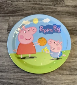 Zak Brand Peppa Pig Melamine Toddler Meal 8” Dinner Plate - Picture 1 of 5