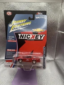 2025 JOHNNY LIGHTNING 2002 NICKEY CHEVY CAMARO ZL1 MUSCLE CARS USA REL 1 A Red - Picture 1 of 1