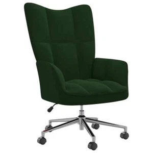 Relaxsessel mit Rollen Drehbar Höhenverstellbar Fernsehsessel I8R6 - Bild 1 von 8
