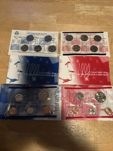 1999 Mint Set All Coins Released Including Quarters - Picture 1 of 10