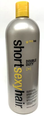 Champú y acondicionador de cabello corto sexy doble trabajo diario 2/1 33,8 oz raspado  Foto 1 de 2