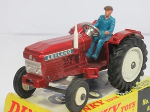 DINKY n. 308 TRATTORE LEYLAND. " ROSSO METALLIZZATO IN SCATOLA PRIMA VERSIONE " VN MIB - Foto 1 di 12