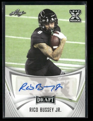 Rico Bussey 2021 Leaf Draft Auto - Image 1 of 2