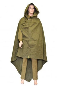Sowjetische russische Rote Armee Soldat Regenkap Poncho Pash-Palatka Zelt, Original - Bild 1 von 9