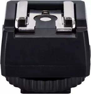 Standard Hot Shoe Adapter with Extra PC Sync Connection Port & 3.5Mm Mini Phone - Photo 1/7
