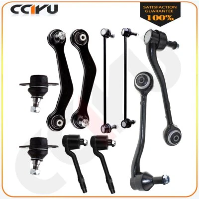 Front Rear Control Arm Sway Bars Tie Rods Suspension Kit For 2000-2003 BMW X5 Foto 1 de 4