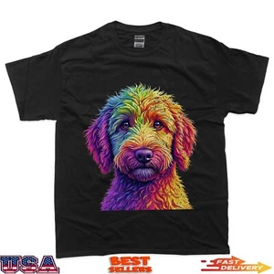 Camiseta Golden Doodle Dog Colorido Goldendoodle Face perro amante hombre - Imagen 1 de 10