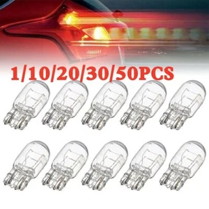 1-50PCS T20 7443 1891 21/5W Clear Glass Turn Signal Stop Brake Tail Light Bulbs - Bild 1 von 17